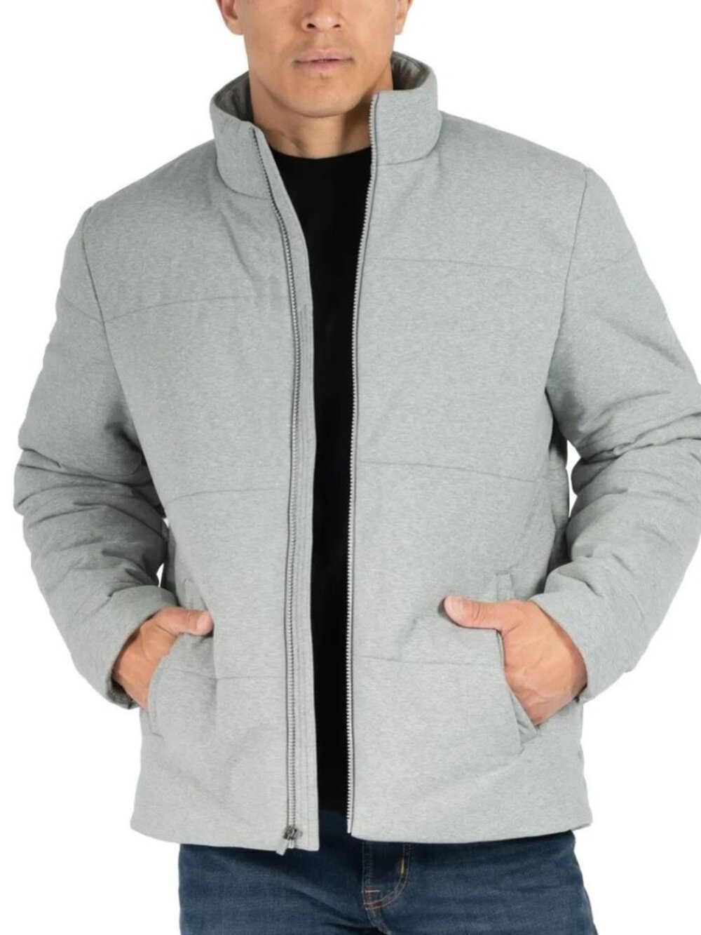 Soybu Men's Puffer Jacket, Color Gray Size M